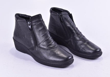 Dr. Feet Damen Stiefelette Boots EUR 38 Nr. 24-F 1666-Schuh-Gebraucht-secondhand