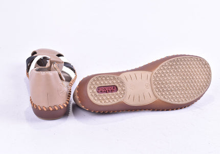 Rieker Damen Sandale Sandalette EUR 37 Nr. 24-SD 2826-Schuh-Gebraucht-secondhand