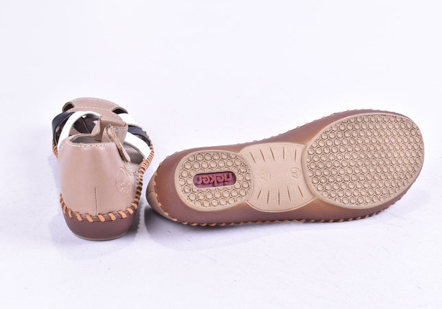 Rieker Damen Sandale Sandalette EUR 37 Nr. 24-SD 2826-Schuh-Gebraucht-secondhand