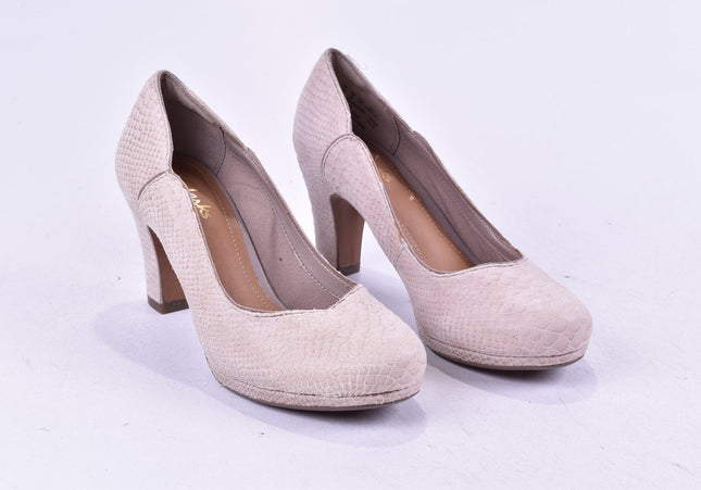 Clarks Damen Pumps High Heels UK 3,5 Nr. 24-J 4531-Schuh-Gebraucht-secondhand