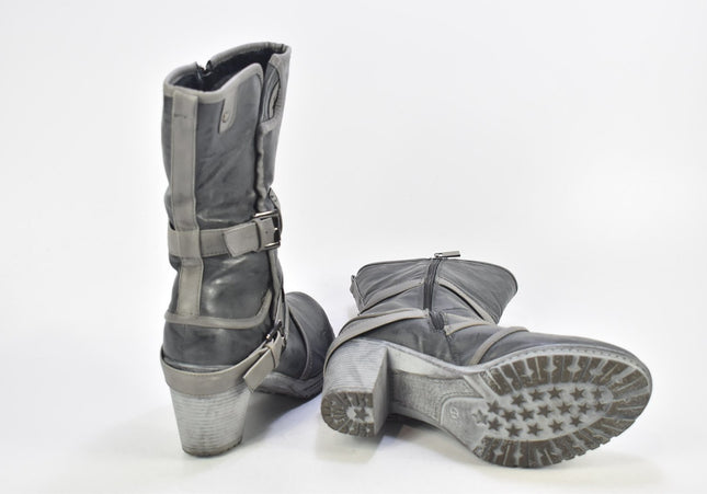 Super In Damen Stiefelette Boots EUR 41 Nr. 24-M 451-Schuh-Gebraucht-secondhand