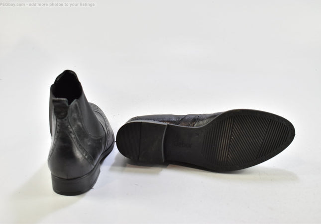Gabor Damen Stiefelette Boots UK 7 Nr. 24-B 5843-Schuh-Gebraucht-secondhand