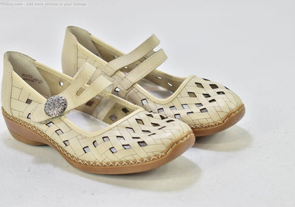 Rieker  Damen Halbschuhe Slipper Ballerinas  EUR 39 Nr. 25-Z 1199
