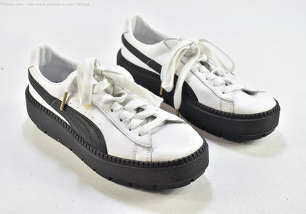 Puma Basket Damen Sportschuhe Sneaker EUR 38,5 Nr. 25-M 1438-Schuh-Gebraucht-secondhand