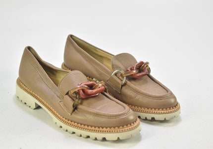 Brunate Damen Halbschuhe Slipper Ballerinas SL 24,5cm Nr. 24-T 1108-Schuh-Gebraucht-secondhand