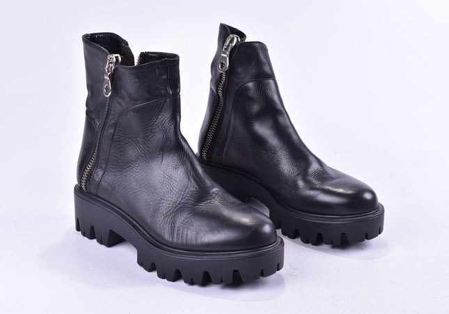Phillip Hardy Damen Stiefelette Boots SL 24,5 cm Nr. 24-F 486-Schuh-Gebraucht-secondhand