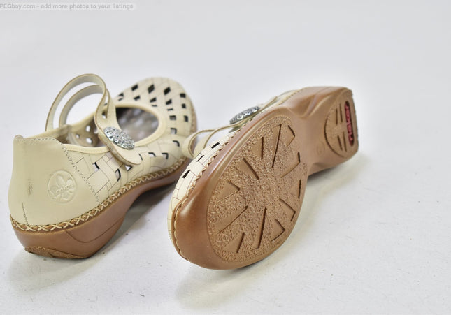 Rieker  Damen Halbschuhe Slipper Ballerinas  EUR 39 Nr. 25-Z 1199