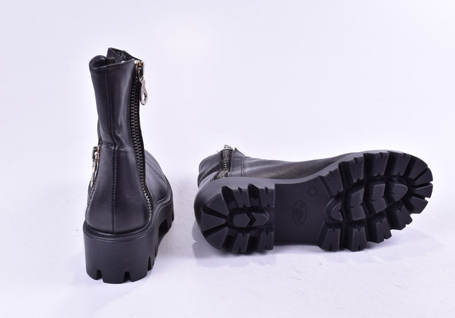Phillip Hardy Damen Stiefelette Boots SL 24,5 cm Nr. 24-F 486-Schuh-Gebraucht-secondhand