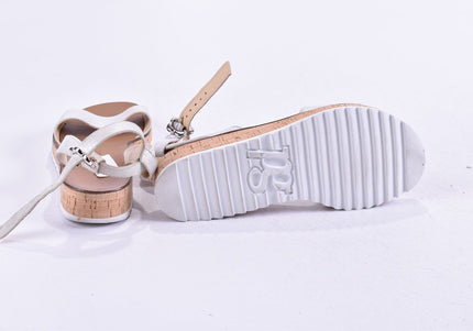 Paul Green Damen Sandale Sandalette UK 4 Nr. 24-SD 3953-Schuh-Gebraucht-secondhand