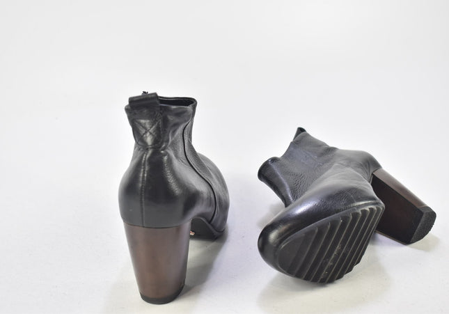 Högl Damen Stiefelette Boots UK 4 Nr. 24-B 153-Schuh-Gebraucht-secondhand