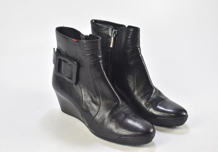 Pas de Rouge Damen Stiefelette Boots EUR 36 Nr. 24-B 154-Schuh-Gebraucht-secondhand