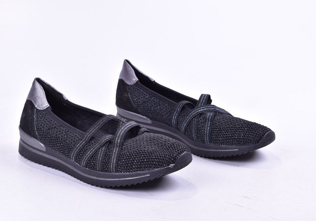 Medicus Damen Halbschuhe Slipper Ballerinas UK 4,5 Nr. 24-J 318-Schuh-Gebraucht-secondhand