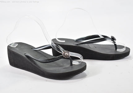 Havaianas Damen Sandale Pantolette EUR 37 Nr. 25-S 3530-SchuhGebraucht