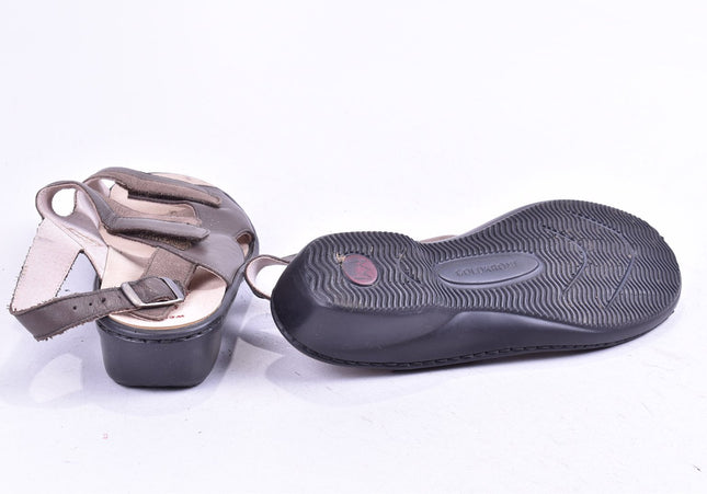 Goldkrone Damen Sandale Sandalette UK 4,5 Nr. 24-SD 2276-Schuh-Gebraucht-secondhand