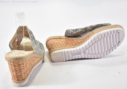 Gabor Damen Sandale Pantolette UK 7 Nr. 25-S-1388-Schuh-Gebraucht-secondhand