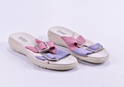 Hotter Damen Sandale Pantolette UK 6 Nr. 24-SD 1644-Schuh-Gebraucht-secondhand