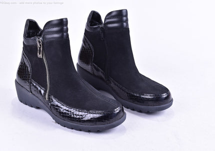Waldläufer Damen Stiefelette Boots UK 3 Nr. 24-B 1962-Schuh-Gebraucht-secondhand