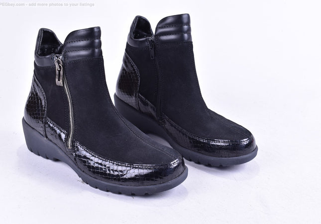 Waldläufer Damen Stiefelette Boots UK 3 Nr. 24-B 1962-Schuh-Gebraucht-secondhand