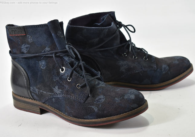 s.Oliver  Damen Stiefelette Boots  EUR 40 Nr. 26-B 1300