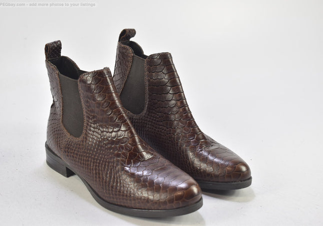 Venturini Damen Stiefelette Boots EUR 38 Nr. 24-B 5599-Schuh-Gebraucht-secondhand