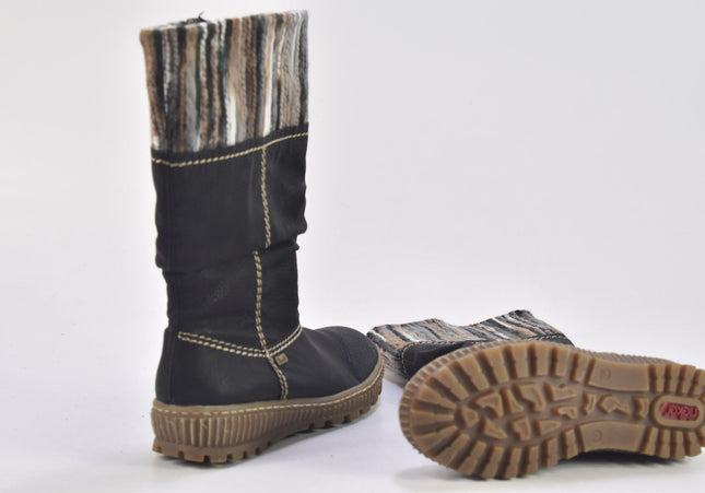 Rieker Damen Stiefel Stiefelette Boots EUR 37 Nr. 24-B 999-Schuh-Gebraucht-secondhand