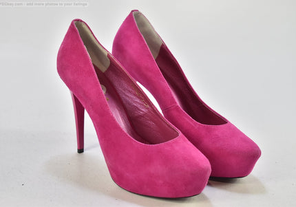 Rosa Rot  Damen Pumps High Heels  EUR 38 Nr. 25-X 823