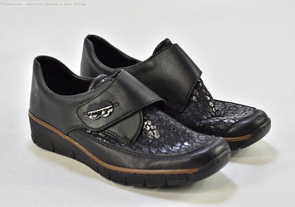 Rieker Damen Halbschuhe Freizeitschuhe EUR 42 Nr. 25-T 1269-gebrauchte Schuhe-Second hand-SchuhGebraucht