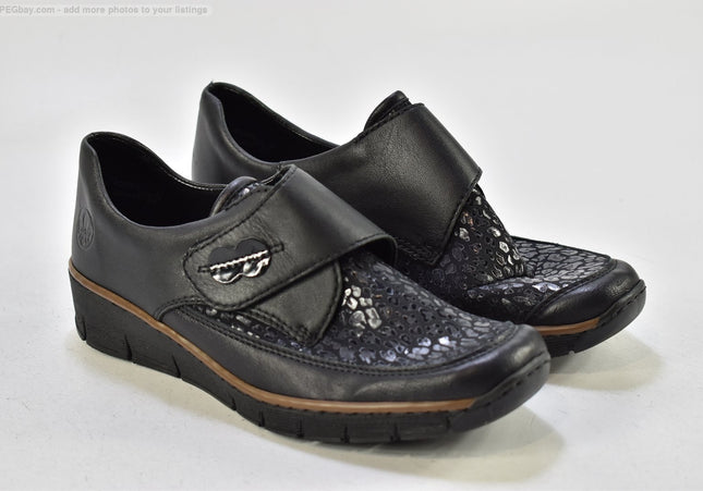 Rieker Damen Halbschuhe Freizeitschuhe EUR 42 Nr. 25-T 1269-gebrauchte Schuhe-Second hand-SchuhGebraucht