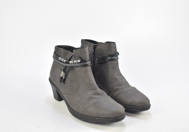 Rieker Damen Stiefelette Boots EUR 39 Nr. 24-M 1675-Schuh-Gebraucht-secondhand