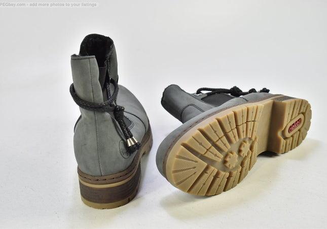 Rieker Damen Stiefelette Boots EUR 41 Nr. 25-B 801-gebrauchte schuhe-second hand-SchuhGebraucht