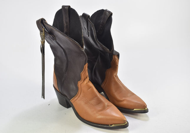 Western Damen Stiefelette Boots SL 26cm Nr. 24-B 1376-Schuh-Gebraucht-secondhand