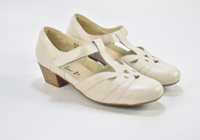 Waldläufer Damen Pumps High Heels UK 6,5 Nr. 24-X 124-Schuh-Gebraucht-secondhand