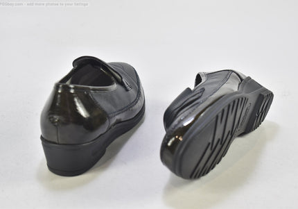 Waldläufer Damen Halbschuhe Slipper Ballerinas UK 4,5 Nr. 25-J 1236-Schuh-Gebraucht-secondhand