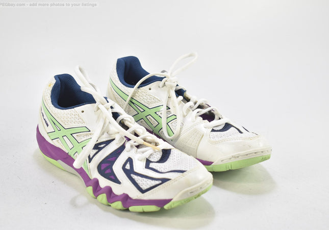 Asics Gel-Blade Damen Sportschuhe Sneaker EUR 39,5 Nr. 25-J 3285-Schuh-Gebraucht-secondhand