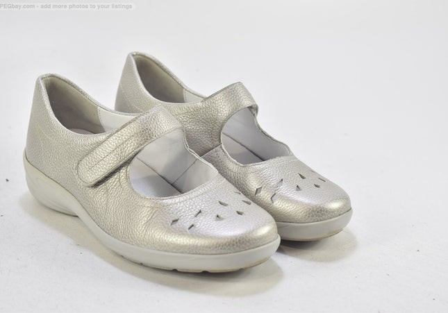 Semler Damen Halbschuhe Slipper Ballerinas UK 4 Nr. 25-F 3323-Schuh-Gebraucht-secondhand