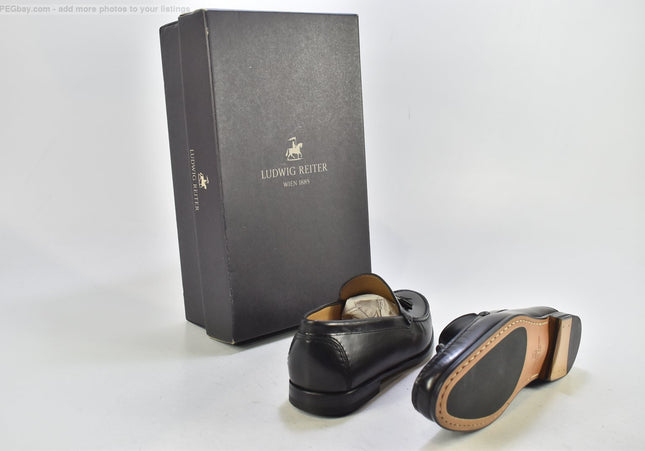 Ludwig Reiter Brogue Herren Halbschuhe Slipper  Gr. 42 Nr. 25-V 3201