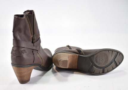 s.Oliver Damen Stiefelette Boots EUR 40 Nr. 24-F 2129-Schuh-Gebraucht-secondhand