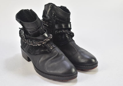 Tamaris Damen Stiefelette Boots EUR 37 Nr. 24-B 2836-Schuh-Gebraucht-secondhand