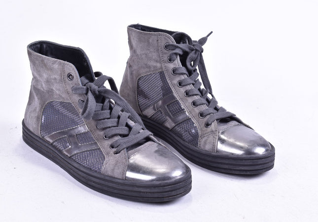 Hogan Rebel Damen Stiefelette Boots EUR 37,5 Nr. 24-B 2374-Schuh-Gebraucht-secondhand