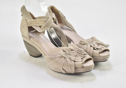 Homers Damen Sandale Sandalette EUR 38 Nr. 25-S 114-Schuh-Gebraucht-secondhand