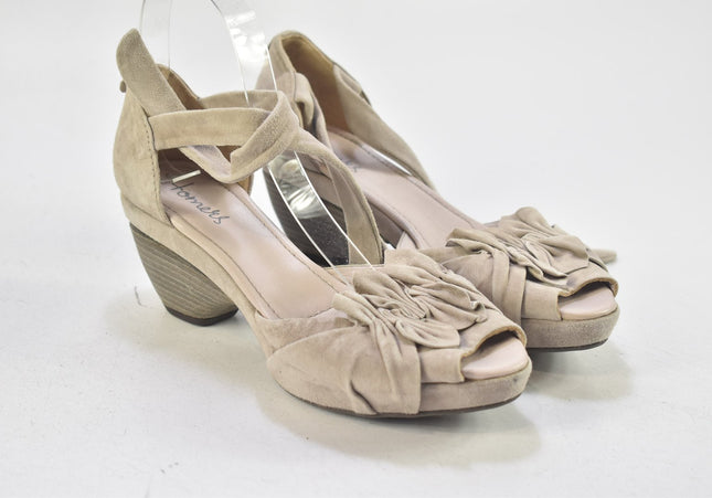 Homers Damen Sandale Sandalette EUR 38 Nr. 25-S 114-Schuh-Gebraucht-secondhand