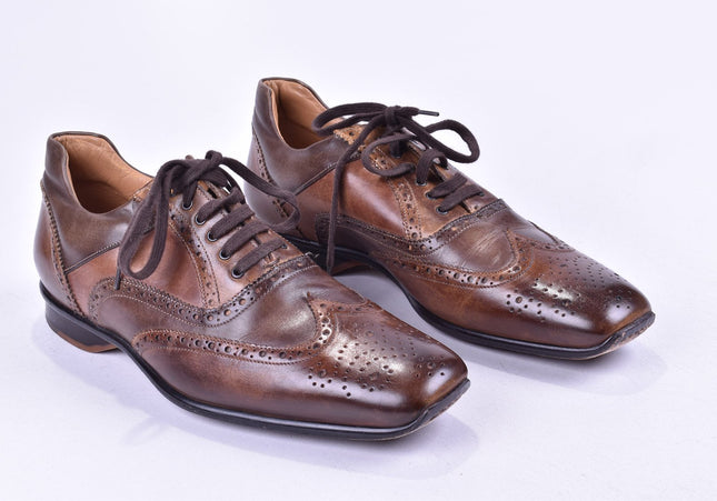 Trofeo Stefano Branchini Herren Halbschuhe Freizeitschuhe UK 8 Nr.23-Y 865-Schuh-Gebraucht-secondhand