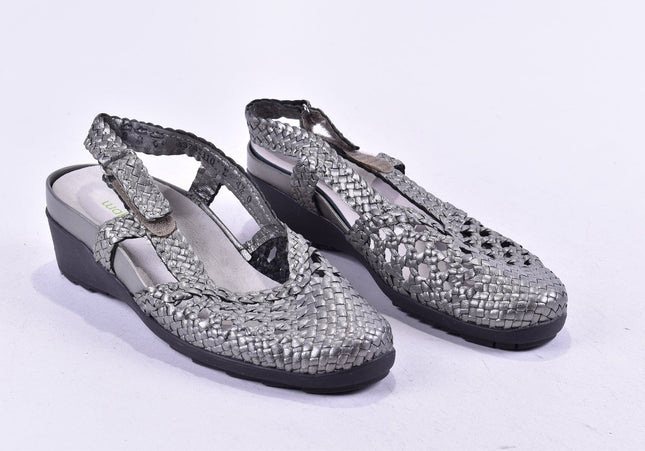 Waldläufer Damen Sandale Sandalette UK 4,5 Nr. 24-SD 1538-Schuh-Gebraucht-secondhand