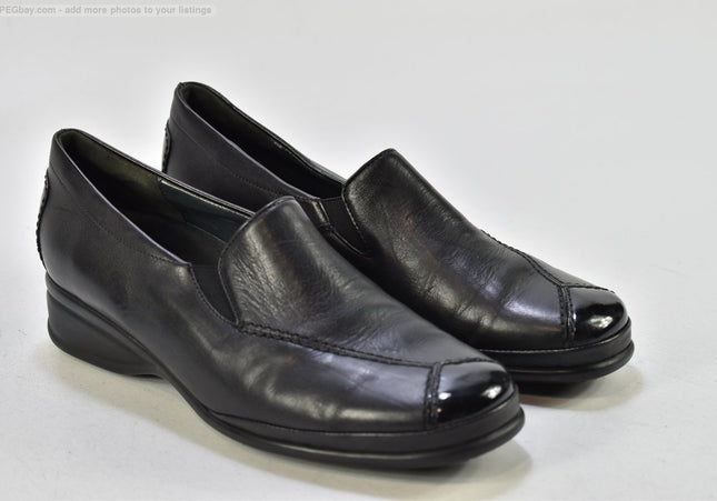 Semler Damen Halbschuhe Slipper Ballerinas UK 5,5 Nr. 25-T 1160-gebrauchte Schuhe-Second hand-SchuhGebraucht