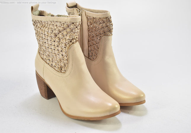 Di Lauro Damen Stiefelette Boots EUR 38 Nr. 24-B 4947-Schuh-Gebraucht-secondhand
