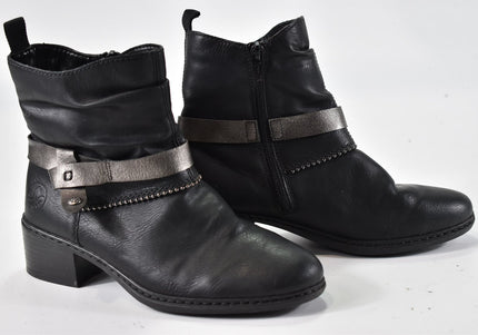 Rieker Damen Stiefelette Boots EUR 36 Nr. 24-A 320-Schuh-Gebraucht-secondhand