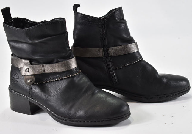 Rieker Damen Stiefelette Boots EUR 36 Nr. 24-A 320-Schuh-Gebraucht-secondhand