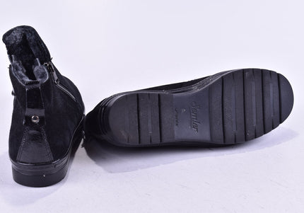 Semler Damen Stiefelette Boots UK 5,5 Nr. 24-M 3232-Schuh-Gebraucht-secondhand