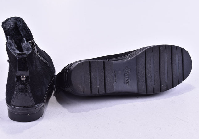 Semler Damen Stiefelette Boots UK 5,5 Nr. 24-M 3232-Schuh-Gebraucht-secondhand