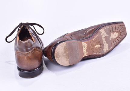 Trofeo Stefano Branchini Herren Halbschuhe Freizeitschuhe UK 8 Nr.23-Y 865-Schuh-Gebraucht-secondhand